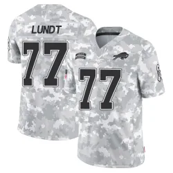Youth Chase Lundt Buffalo Bills No.77 Limited 2024 Salute to Service Jersey - Arctic Camo