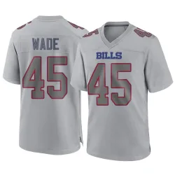 Youth Christian Wade Buffalo Bills No.45 Game Atmosphere Fashion Jersey - Gray