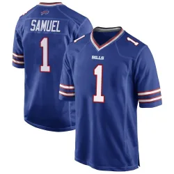 Youth Curtis Samuel Buffalo Bills No.1 Game Team Color Jersey - Royal Blue