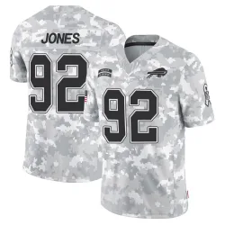 Youth DaQuan Jones Buffalo Bills No.92 Limited 2024 Salute to Service Jersey - Arctic Camo