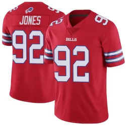 Youth DaQuan Jones Buffalo Bills No.92 Limited Color Rush Vapor Untouchable Jersey - Red