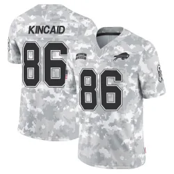 Youth Dalton Kincaid Buffalo Bills No.86 Limited 2024 Salute to Service Jersey - Arctic Camo