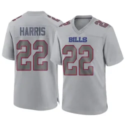 Youth Damien Harris Buffalo Bills No.22 Game Atmosphere Fashion Jersey - Gray
