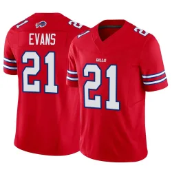 Youth Darrynton Evans Buffalo Bills No.21 Limited Vapor F.U.S.E. Jersey - Red
