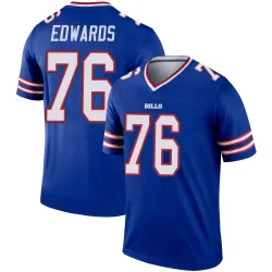 Youth David Edwards Buffalo Bills No.76 Legend Jersey - Royal
