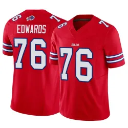 Youth David Edwards Buffalo Bills No.76 Limited Vapor F.U.S.E. Jersey - Red
