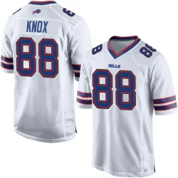 Youth Dawson Knox Buffalo Bills No.88 Game Jersey - White
