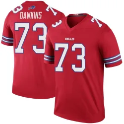 Youth Dion Dawkins Buffalo Bills No.73 Legend Color Rush Jersey - Red
