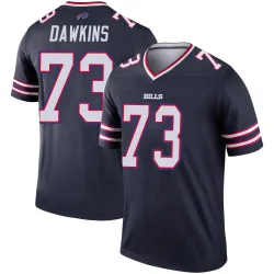 Youth Dion Dawkins Buffalo Bills No.73 Legend Inverted Jersey - Navy