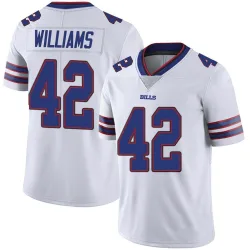 Youth Dorian Williams Buffalo Bills No.42 Limited Color Rush Vapor Untouchable Jersey - White