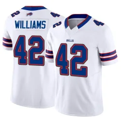 Youth Dorian Williams Buffalo Bills No.42 Limited Vapor F.U.S.E. Jersey - White