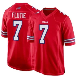 Youth Doug Flutie Buffalo Bills No.7 Game Alternate Jersey - Red