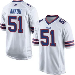 Youth Eli Ankou Buffalo Bills No.51 Game Jersey - White