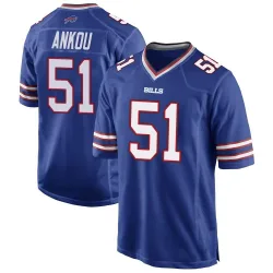 Youth Eli Ankou Buffalo Bills No.51 Game Team Color Jersey - Royal Blue