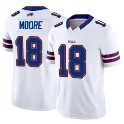Youth Elijah Moore Buffalo Bills No.18 Limited Vapor F.U.S.E. Jersey - White