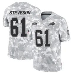 Youth Gable Steveson Buffalo Bills No.61 Limited 2024 Salute to Service Jersey - Arctic Camo