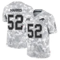 Youth Hayden Harris Buffalo Bills No.52 Limited 2024 Salute to Service Jersey - Arctic Camo