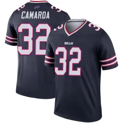 Youth Jake Camarda Buffalo Bills No.32 Legend Inverted Jersey - Navy