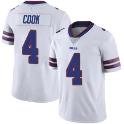 Youth James Cook Buffalo Bills No.4 Limited Color Rush Vapor Untouchable Jersey - White