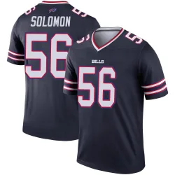Youth Javon Solomon Buffalo Bills No.56 Legend Inverted Jersey - Navy