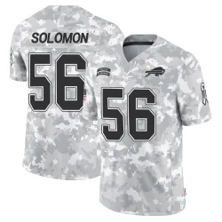 Youth Javon Solomon Buffalo Bills No.56 Limited 2024 Salute to Service Jersey - Arctic Camo