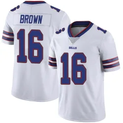 Youth John Brown Buffalo Bills No.16 Limited Color Rush Vapor Untouchable Jersey - White