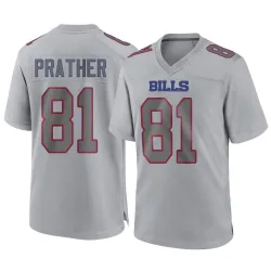 Youth Kaden Prather Buffalo Bills No.81 Game Atmosphere Fashion Jersey - Gray