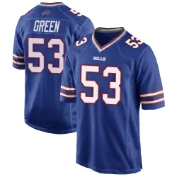 Youth Kendrick Green Buffalo Bills No.53 Game Team Color Jersey - Royal Blue