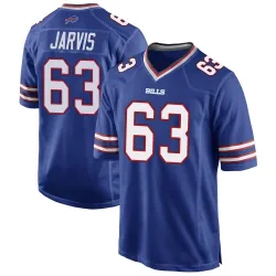 Youth Kevin Jarvis Buffalo Bills No.63 Game Team Color Jersey - Royal Blue