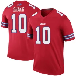 Youth Khalil Shakir Buffalo Bills No.10 Legend Color Rush Jersey - Red