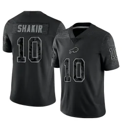 Youth Khalil Shakir Buffalo Bills No.10 Limited Reflective Jersey - Black