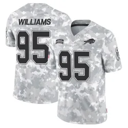 Youth Kyle Williams Buffalo Bills No.95 Limited 2024 Salute to Service Jersey - Arctic Camo