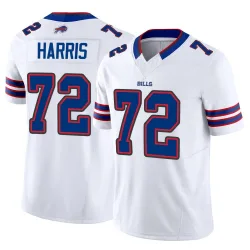 Youth Marcus Harris Buffalo Bills No.72 Limited Vapor F.U.S.E. Jersey - White