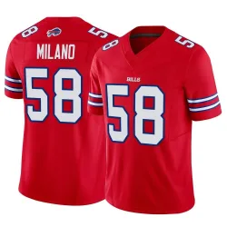 Youth Matt Milano Buffalo Bills No.58 Limited Vapor F.U.S.E. Jersey - Red
