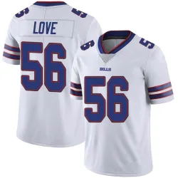 Youth Mike Love Buffalo Bills No.56 Limited Color Rush Vapor Untouchable Jersey - White