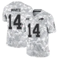 Youth Mike White Buffalo Bills No.14 Limited 2024 Salute to Service Jersey - Arctic Camo