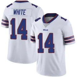 Youth Mike White Buffalo Bills No.14 Limited Color Rush Vapor Untouchable Jersey - White
