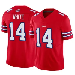 Youth Mike White Buffalo Bills No.14 Limited Vapor F.U.S.E. Jersey - Red