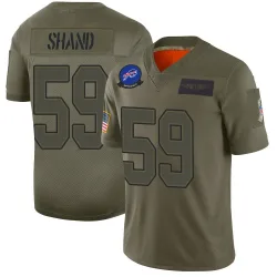 Youth Paris Shand Buffalo Bills No.59 Limited 2019 Salute to Service Jersey - Camo