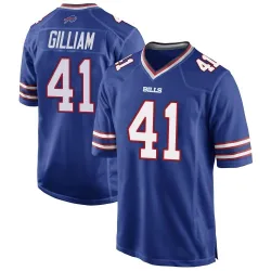 Youth Reggie Gilliam Buffalo Bills No.41 Game Team Color Jersey - Royal Blue
