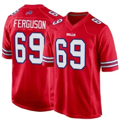 Youth Reid Ferguson Buffalo Bills No.69 Game Alternate Jersey - Red