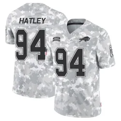Youth Rickey Hatley Buffalo Bills No.94 Limited 2024 Salute to Service Jersey - Arctic Camo