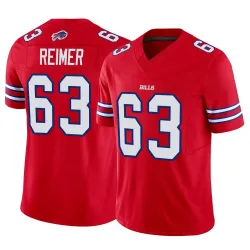 Youth Rush Reimer Buffalo Bills No.63 Limited Vapor F.U.S.E. Jersey - Red