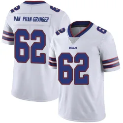 Youth Sedrick Van Pran-Granger Buffalo Bills No.62 Limited Color Rush Vapor Untouchable Jersey - White