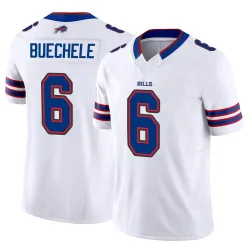 Youth Shane Buechele Buffalo Bills No.6 Limited Vapor F.U.S.E. Jersey - White