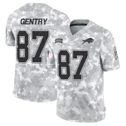 Youth Tanner Gentry Buffalo Bills No.87 Limited 2024 Salute to Service Jersey - Arctic Camo