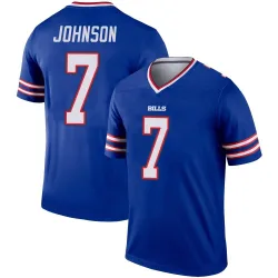Youth Taron Johnson Buffalo Bills No.7 Legend Jersey - Royal