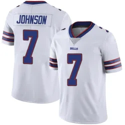 Youth Taron Johnson Buffalo Bills No.7 Limited Color Rush Vapor Untouchable Jersey - White