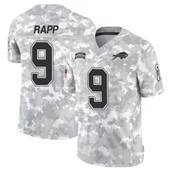 Youth Taylor Rapp Buffalo Bills No.9 Limited 2024 Salute to Service Jersey - Arctic Camo