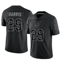 Youth Tim Harris Buffalo Bills No.29 Limited Reflective Jersey - Black